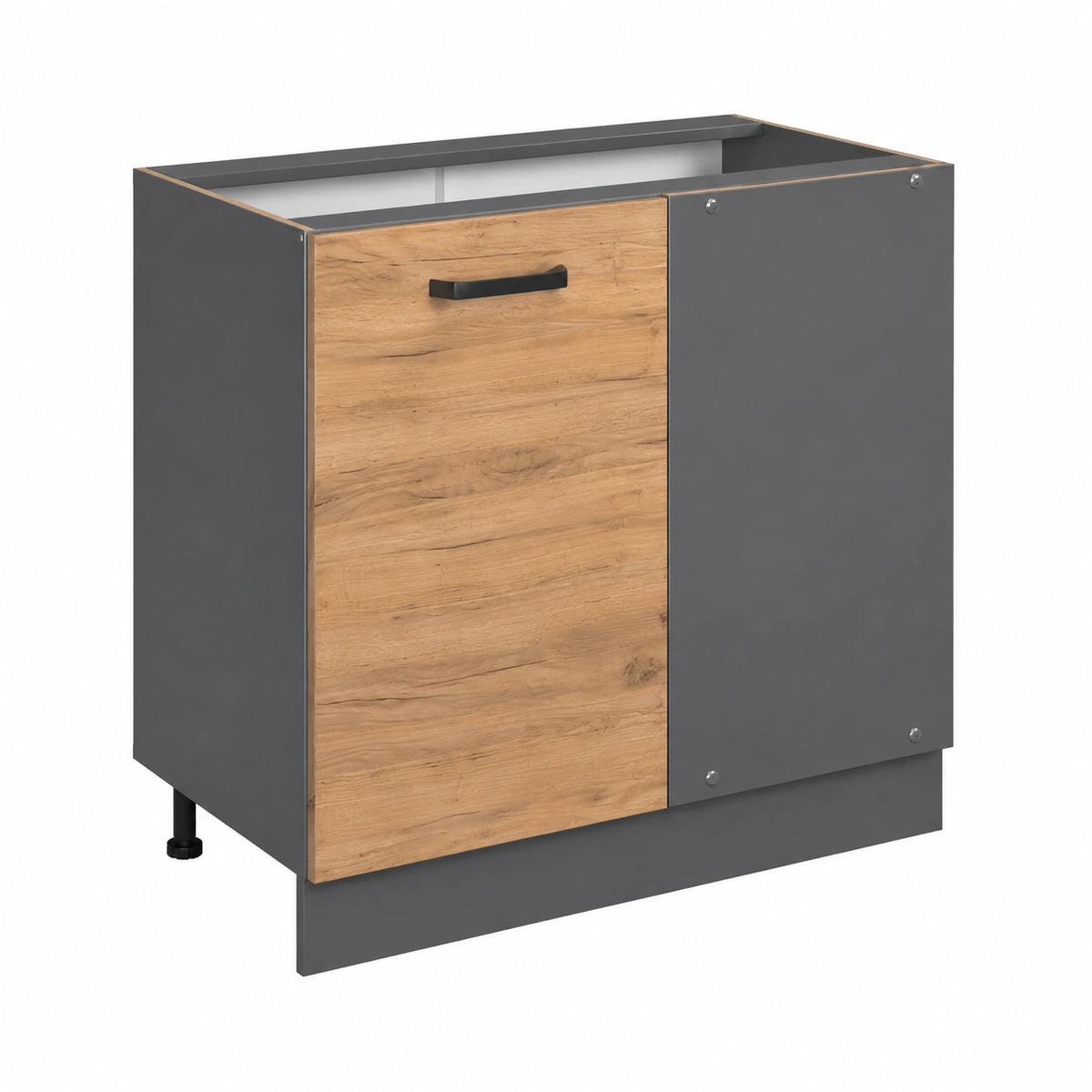 R-Line Hoekkeukenkast, Gouden Eik, 86 cm, Zonder Werkblad, voor Vrije Combinatie binnen Modulaire Keukensystemen