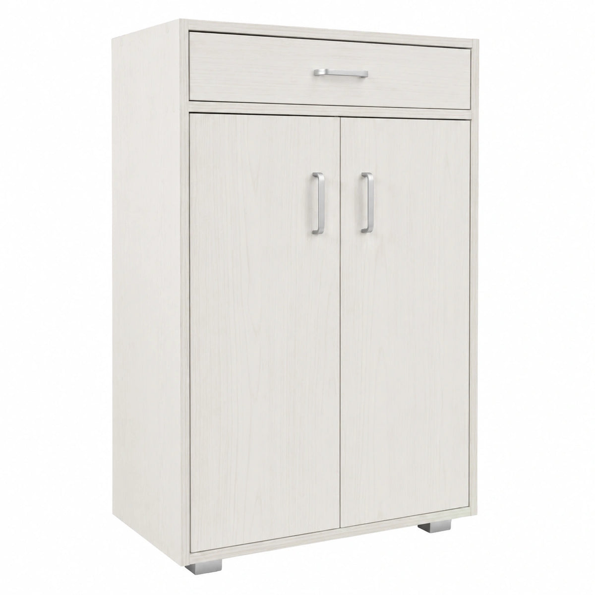 Eacommerce Schoenenkast met 4 Planken, 2 Deuren, 1 Lade, Melaminehout