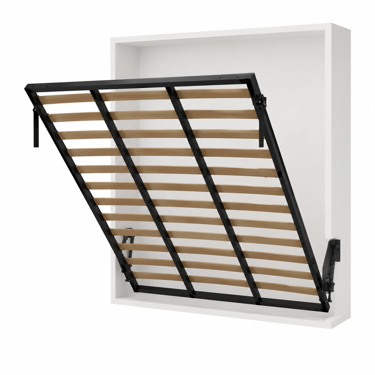 Ruimtebesparend Neerklapbaar Bed, Modulair Opklapbaar Murphybed voor DIY-projecten en Maatwerk Inbouwmeubels (160 × 200 cm, Verticaal)