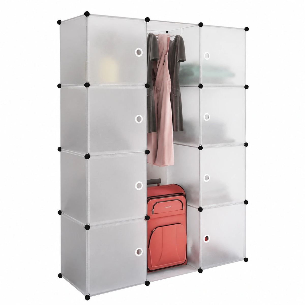 Modulaire Kast met 9 Vakken 37 × 115 × 150 cm Wit, Meubels, Kasten en Opbergers (SPU: 240498)
