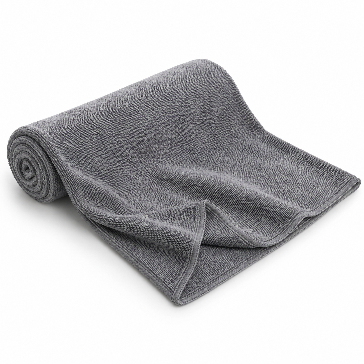 Sporthandtuch Mikrofaser Grau 100x50 cm