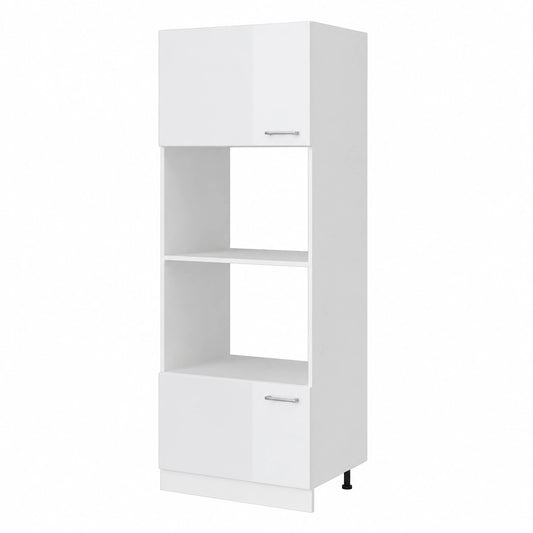 R-Line Magnetronkast, Hoogglans Wit, 60 cm, voor Vrije Combinatie binnen Modulaire Keukensystemen