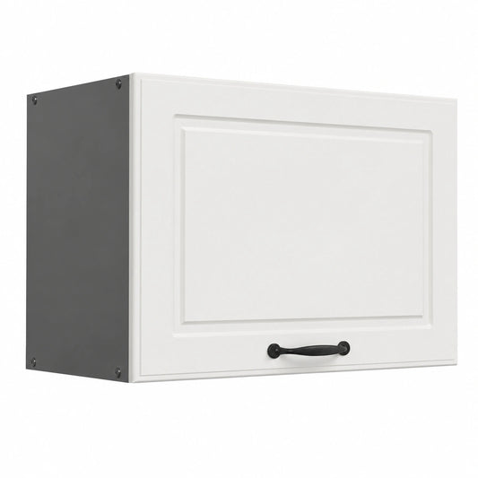 Vicco R-Line Keukenwandkast, Landelijk Wit, 60 cm, Plat Model, voor Vrije Combinatie binnen Modulaire Keukensystemen