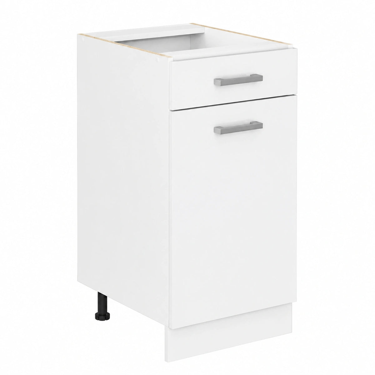 Vicco R-Line Keukenonderkast, Hoogglans Wit, 40 cm, Zonder Werkblad, voor Vrije Combinatie binnen Modulaire Keukensystemen