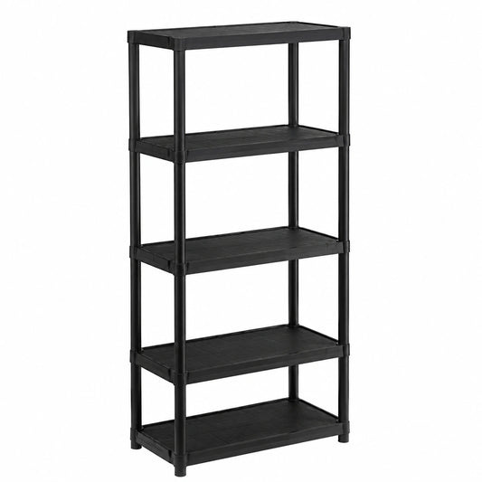 Stellingkast 3060 S-5, Modulaire Stellingkast met 5 Planken, voor Binnen en Buiten. Materiaal: Kunststof, Afmetingen: 60 × 30 × 174 cm