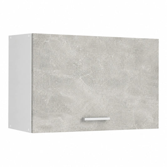 Vicco R-Line Keukenwandkast, Betonlook, 60 cm, Plat Model, voor Vrije Combinatie binnen Modulaire Keukensystemen