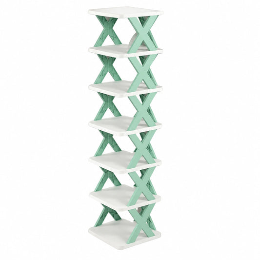 Ruime ABS-Opbergkast met 9 Vakken, Schoenenorganizer, Creatieve Planken voor Kamers