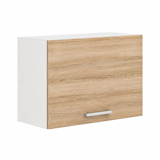 Vicco R-Line Keukenwandkast, Sonoma, 60 cm, Plat Model, voor Vrije Combinatie binnen Modulaire Keukensystemen