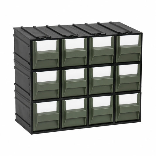Modulaire Mobil Plastic Ladenkast Model 'A1' - 12 Laden