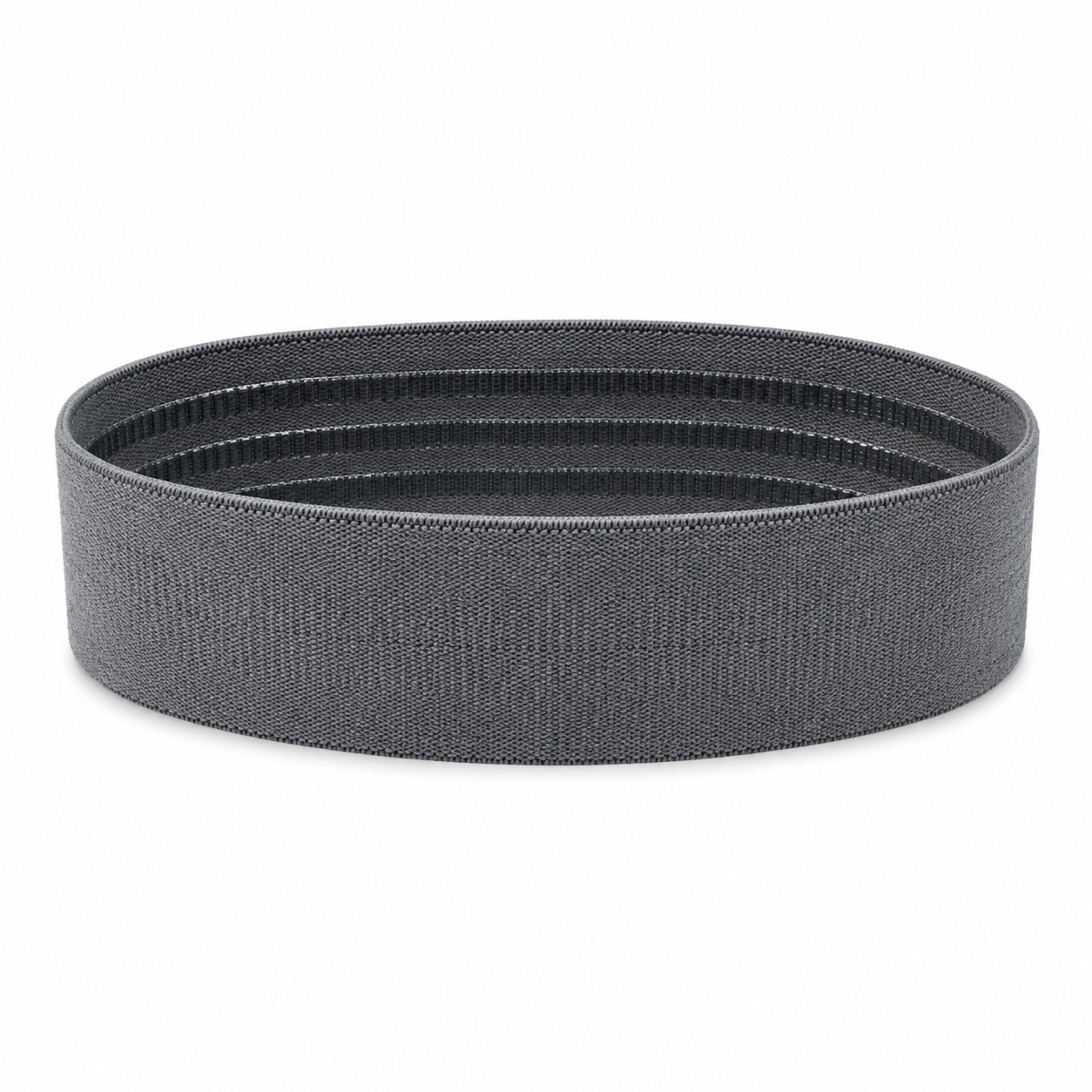Loop-Band Stoff Grau mittlere Stärke 76x8 cm