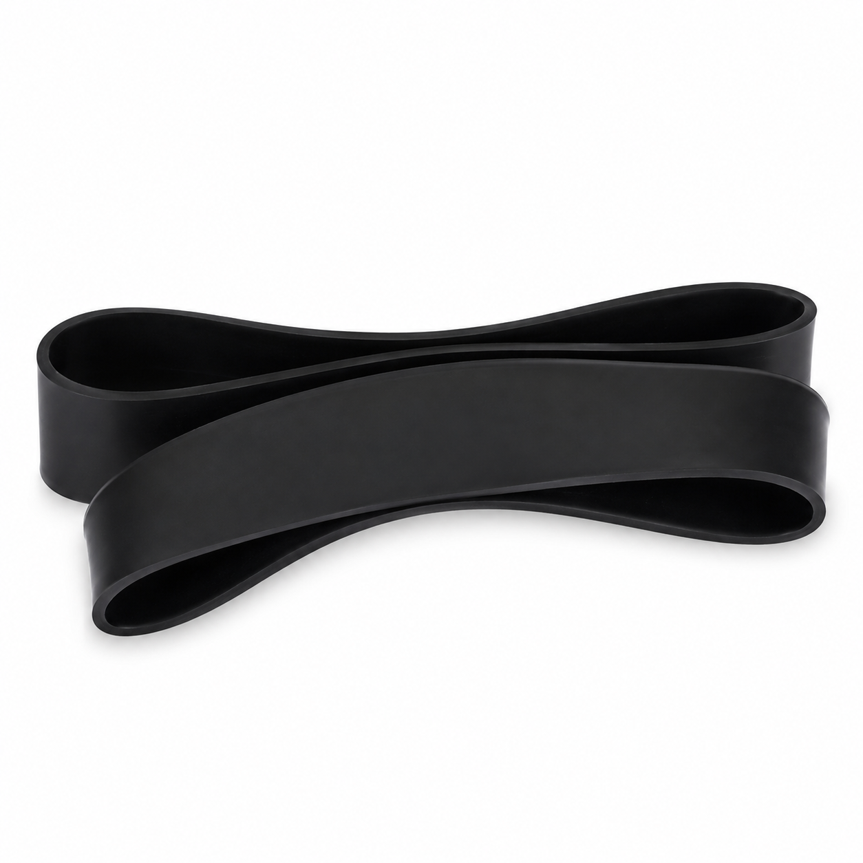 Fitnessband Schwarz extra stark aus Latex 208x4,5 cm
