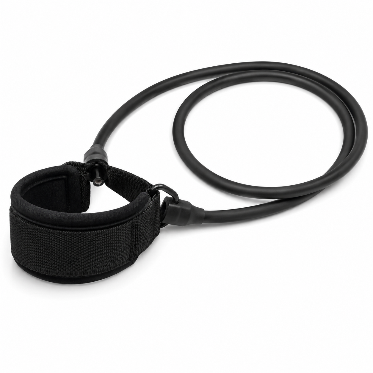 Zugband mit Knöchelschlaufe Schwarz 140 cm