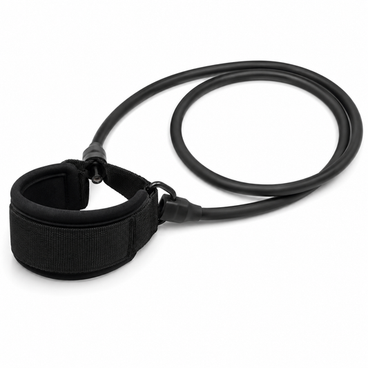 Zugband mit Knöchelschlaufe Schwarz 140 cm