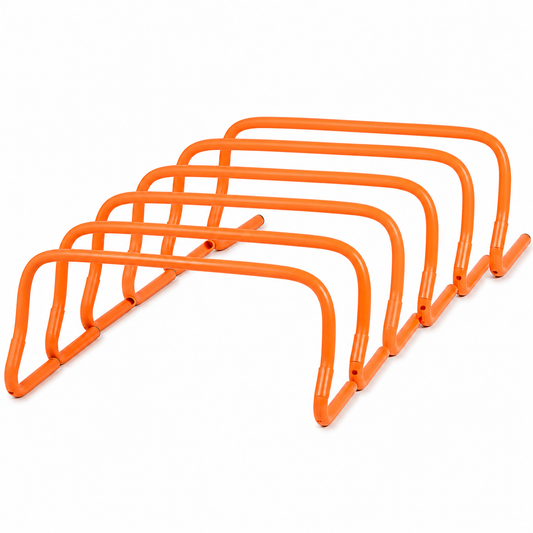 Agility-Hürden-Set Orange 15 cm 6-teilig