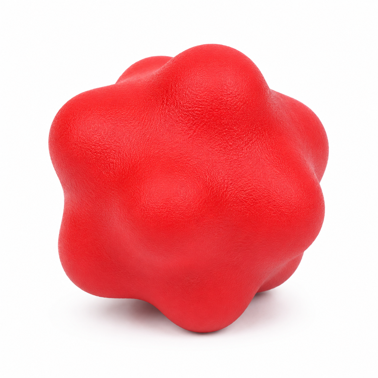 Reaktionsball Rot aus Gummi 7 cm